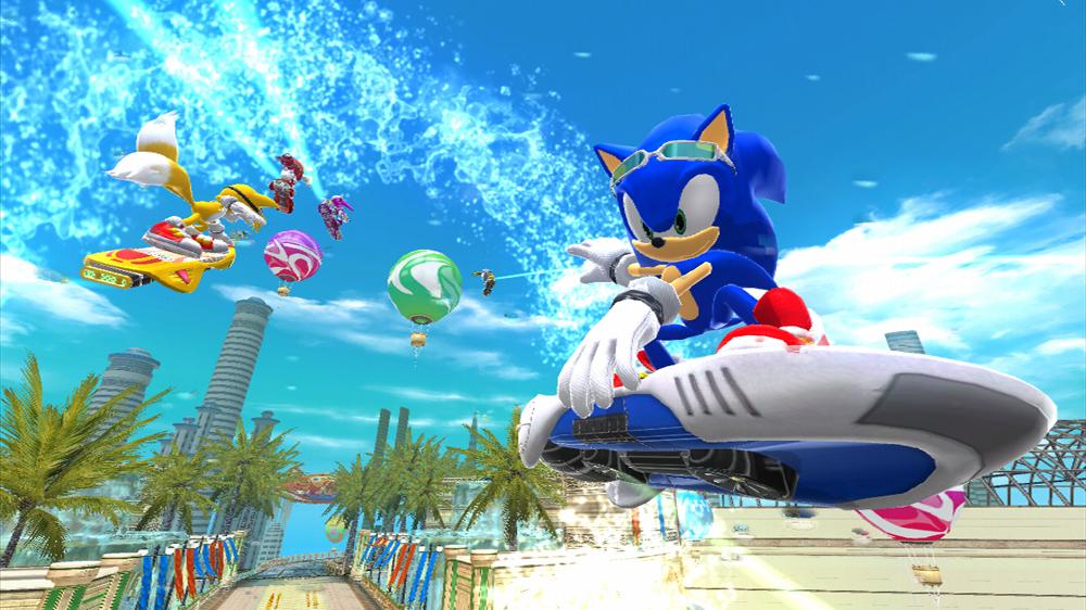 free sonic free riders download