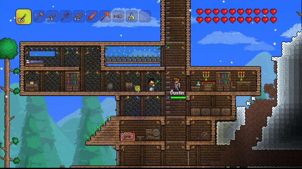 cool looking terraria house xbox one