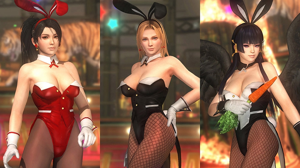 Dead Or Alive 5 Ultimate Sexy Bunny Costume Set 8018